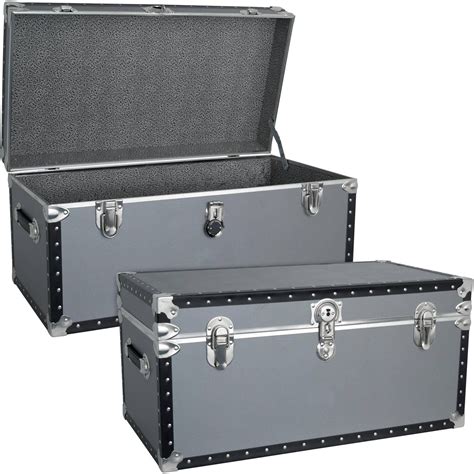 metal trunk box price|metal trunks and footlockers.